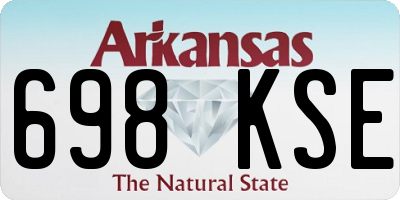 AR license plate 698KSE