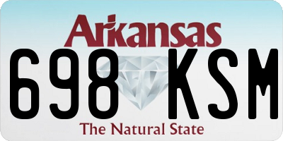 AR license plate 698KSM