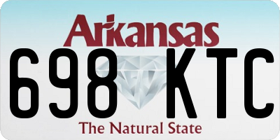 AR license plate 698KTC