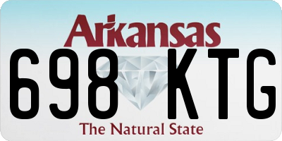 AR license plate 698KTG