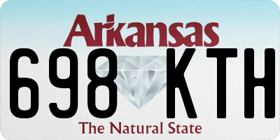 AR license plate 698KTH