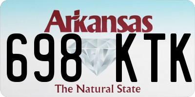 AR license plate 698KTK