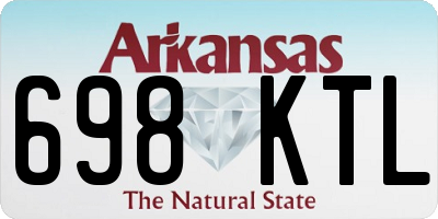 AR license plate 698KTL