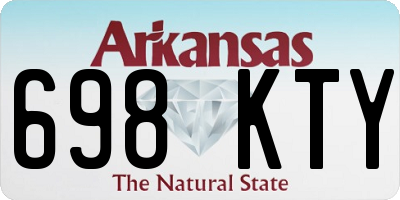 AR license plate 698KTY