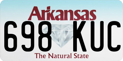 AR license plate 698KUC