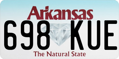 AR license plate 698KUE