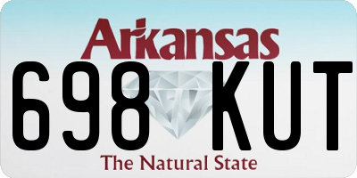 AR license plate 698KUT