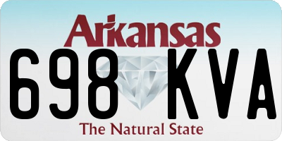 AR license plate 698KVA