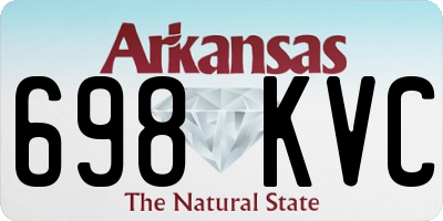 AR license plate 698KVC