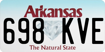 AR license plate 698KVE