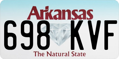 AR license plate 698KVF