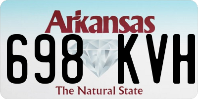 AR license plate 698KVH