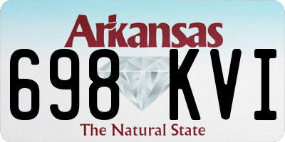 AR license plate 698KVI