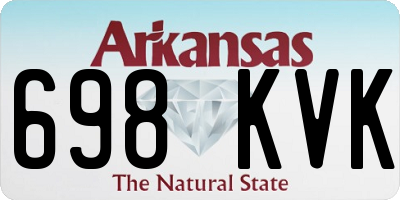 AR license plate 698KVK