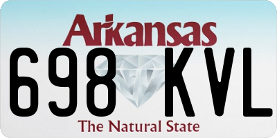 AR license plate 698KVL