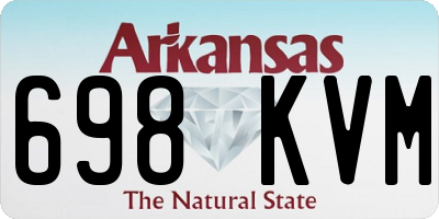 AR license plate 698KVM
