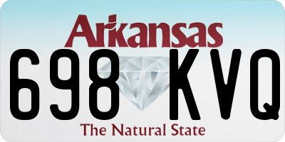 AR license plate 698KVQ