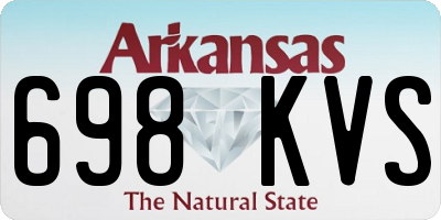 AR license plate 698KVS