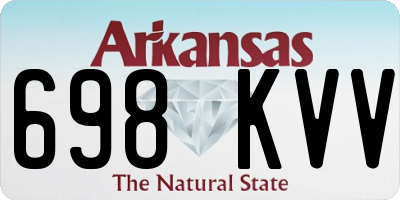 AR license plate 698KVV