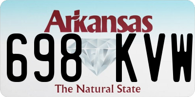 AR license plate 698KVW