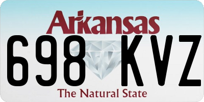 AR license plate 698KVZ