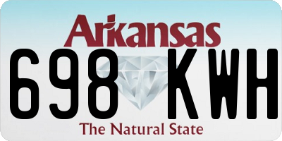 AR license plate 698KWH