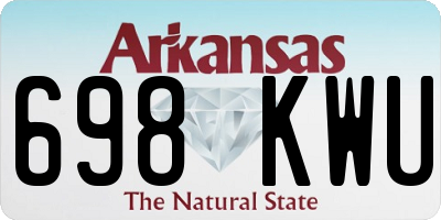 AR license plate 698KWU