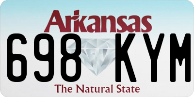 AR license plate 698KYM