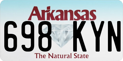 AR license plate 698KYN