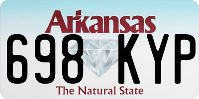 AR license plate 698KYP