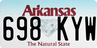 AR license plate 698KYW