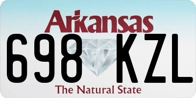 AR license plate 698KZL