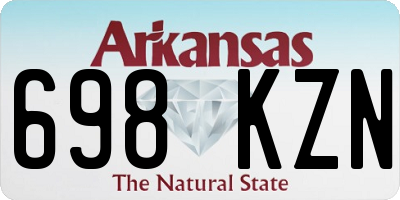 AR license plate 698KZN