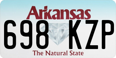 AR license plate 698KZP