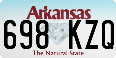 AR license plate 698KZQ