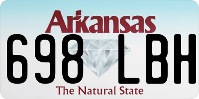 AR license plate 698LBH