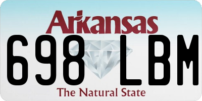 AR license plate 698LBM