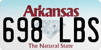 AR license plate 698LBS