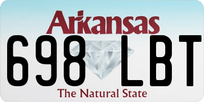 AR license plate 698LBT