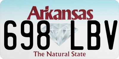 AR license plate 698LBV