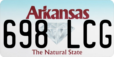 AR license plate 698LCG