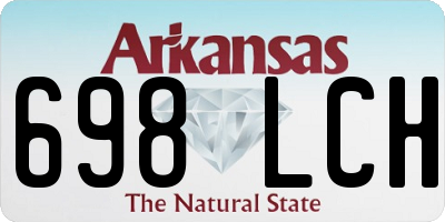 AR license plate 698LCH