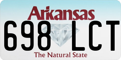 AR license plate 698LCT
