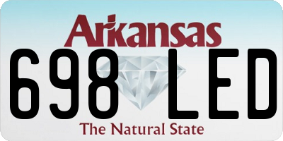 AR license plate 698LED