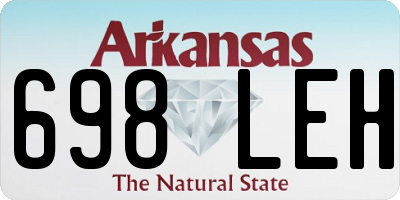 AR license plate 698LEH