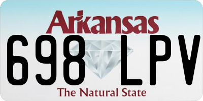 AR license plate 698LPV