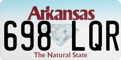 AR license plate 698LQR