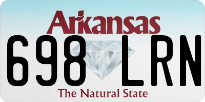 AR license plate 698LRN