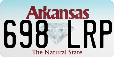AR license plate 698LRP