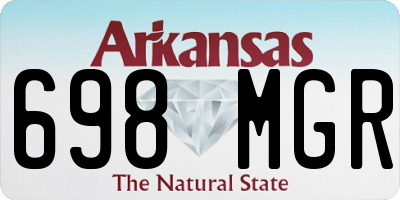 AR license plate 698MGR